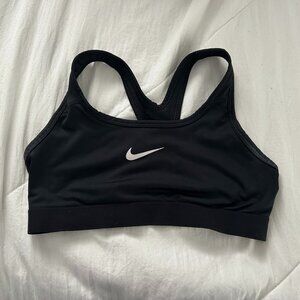 Black Nike Kids Large Sports Bra